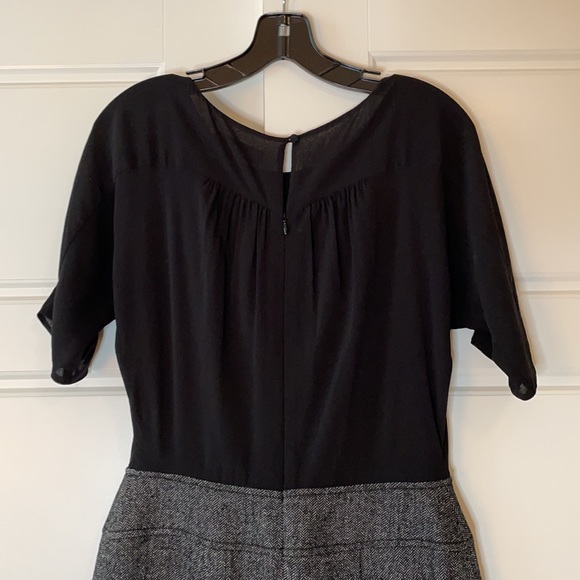 Loft business dress black top grey pencil skirt - Picture 9 of 14